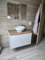 Meuble sdb avec vasque et miroir, Maison & Meubles, Enlèvement, Utilisé