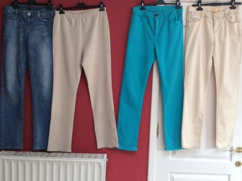 Te koop 4 dames broeken maat M, Vêtements | Femmes, Culottes & Pantalons, Comme neuf, Taille 38/40 (M), Autres couleurs, Longs