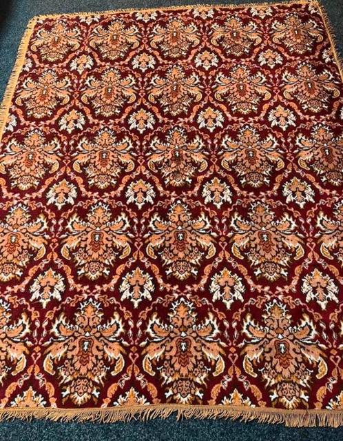 Vintage retro kleed tafelkleed in barok motief 209/167, Antiek en Kunst, Antiek | Tapijten, Tafelkleden en Textiel, Ophalen of Verzenden