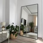 Grand Miroir Rectangulaire – Cadre Noir Moderne, Enlèvement ou Envoi, Comme neuf