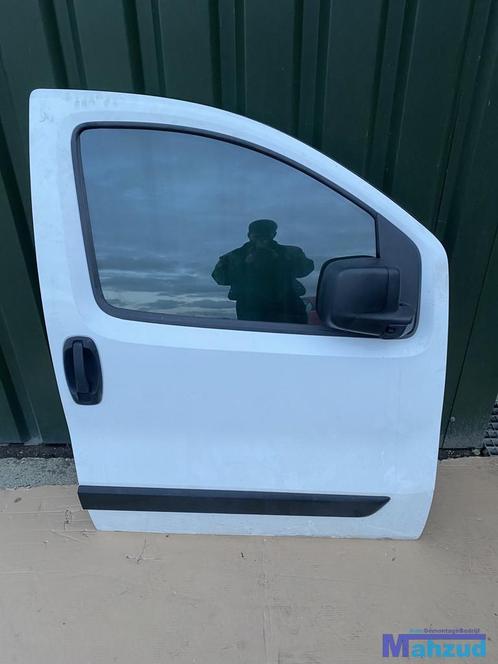 PEUGEOT BIPPER rechts voor deur portier spiegel wit RV 2008+, Auto-onderdelen, Carrosserie, Deur, Peugeot, Voor, Rechts, Gebruikt