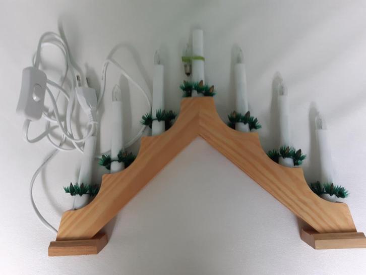 Electrische kaarsenbrug (2 stuks), Diversen, Kerst, Nieuw, Ophalen