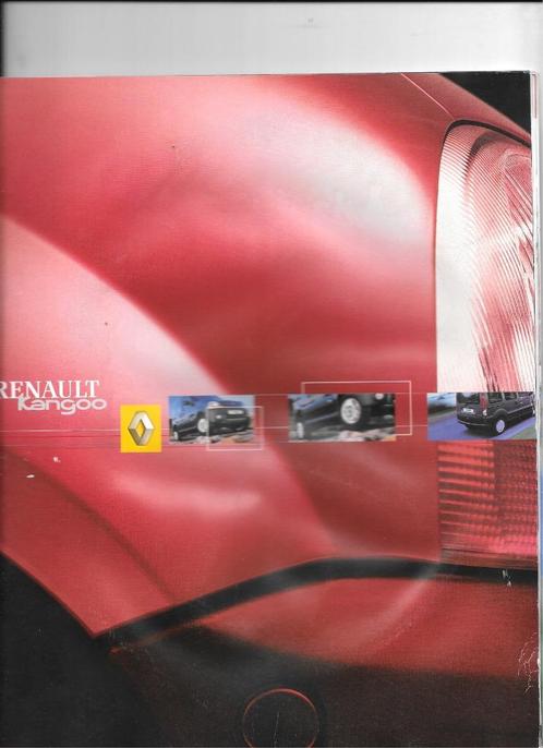 RENAULT KANGOO, 2002, Livres, Autos | Brochures & Magazines, Utilisé, Renault, Enlèvement ou Envoi