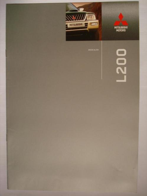 Mitsubishi L200 Spécifications 2004 Brochure Catalogue Prosp, Livres, Autos | Brochures & Magazines, Comme neuf, Mitsubishi, Envoi