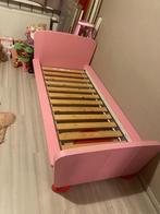 Roze peuter bedje, Kinderen en Baby's, Kinderkamer | Bedden, Ophalen, Zo goed als nieuw, 140 tot 160 cm