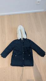 Blauwe winterjas met bontje Mila maat 110, Ophalen