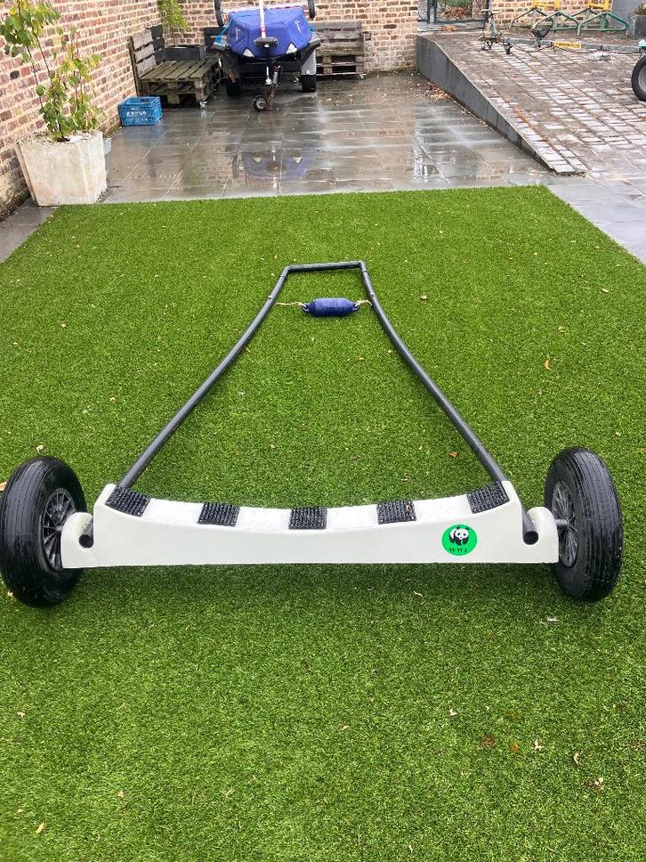 strandkar laser zeilboot - ILCA, Watersport en Boten, Open zeilboten, Zo goed als nieuw, Laser, Ophalen