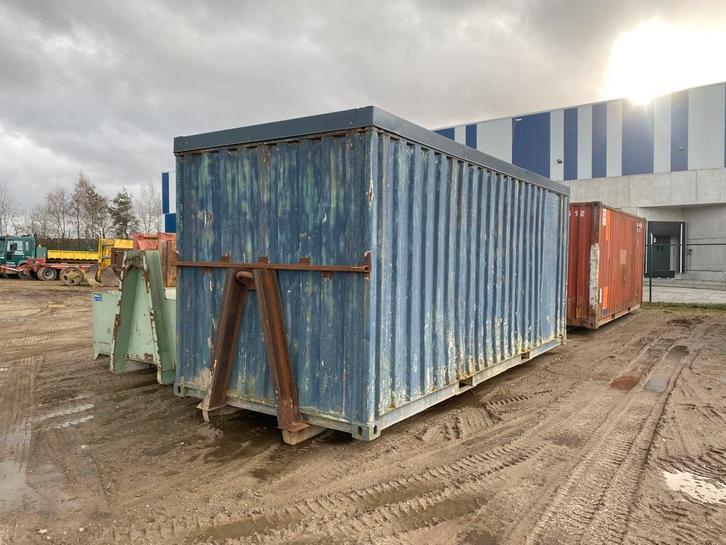 Zeecontainer met haaksysteem, Zakelijke goederen, Machines en Bouw | Keten en Containers, Ophalen