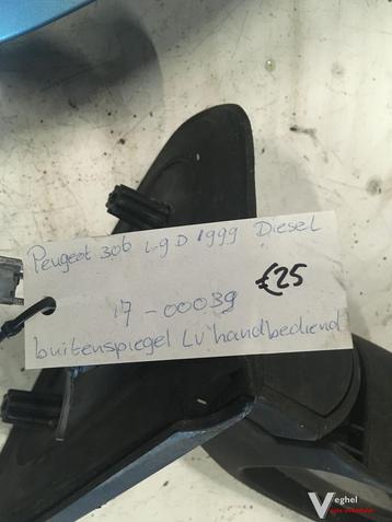 Peugeot 306 1999 Buitenspiegel handbed. Linksvoor beschikbaar voor biedingen