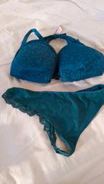 Leuk blauw setje BH en slipje Hunkemoller, Kleding | Dames, Ondergoed en Lingerie, Verzenden, Blauw, Setje