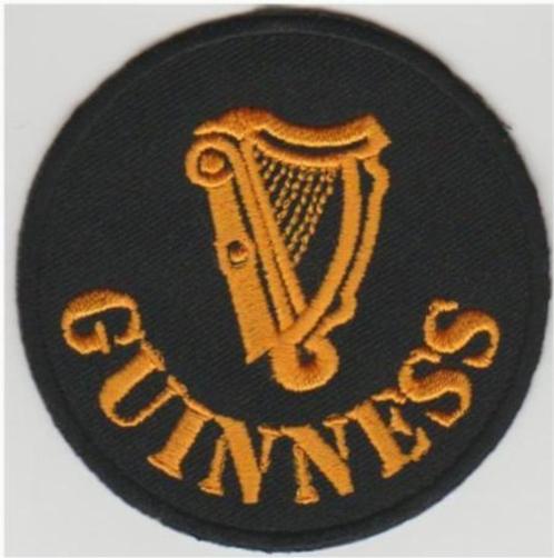 Guinness stoffen opstrijk patch embleem, Verzamelen, Merken en Reclamevoorwerpen, Nieuw, Verzenden