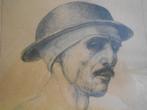 Armand Rassenfosse, "Mijnwerkerskop", Antiek en Kunst, Ophalen of Verzenden