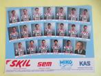 wielerkaart 1985 team sem  skil sean kelly  pirard, Verzenden, Gebruikt