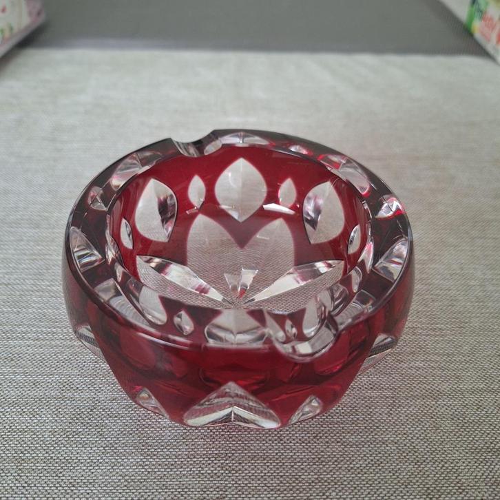 Val Saint Lambert Asbak, Antiek en Kunst, Antiek | Glaswerk en Kristal, Ophalen of Verzenden