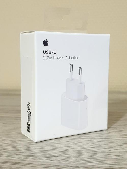 Apple 20W USB-C Power Adapter, Telecommunicatie, Mobiele telefoons | Telefoon-opladers, Nieuw, Apple iPhone, Ophalen of Verzenden