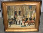 Emile THYSEBAERT, de processie, Antiek en Kunst, Ophalen of Verzenden