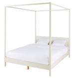 Hemelbed (kader), Huis en Inrichting, Slaapkamer | Bedden, Ophalen, Gebruikt, Wit, Tweepersoons