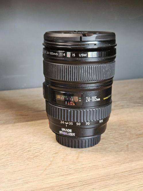 Canon EF 24-105mm F4 L is USM, Audio, Tv en Foto, Foto | Lenzen en Objectieven, Gebruikt, Zoom, Ophalen of Verzenden