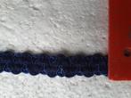 galon passement. 15 mm bleu marine brillant noir mat G15108, Enlèvement ou Envoi, Neuf