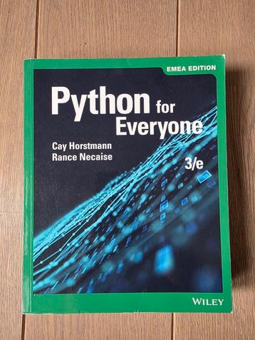 Python for Everyone third edition   beschikbaar voor biedingen