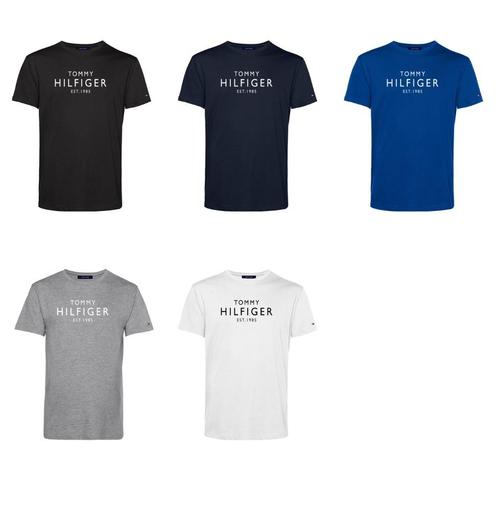 Tommy Hilfiger T-shirt 5 kleuren S,M,L,XL,2XL,3XL,4XL Nieuw, Kleding | Heren, T-shirts, Nieuw, Overige maten, Overige kleuren