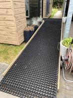 Rubber ringmat op rol - Dikte 23 mm - Breedte 100 cm, L=7m, Ophalen, Zo goed als nieuw