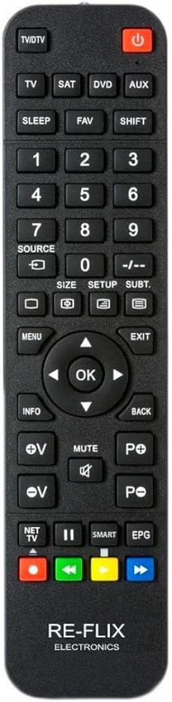 Re-Flix Superior Light 4in1 afstandsbediening Hi-FI Samsung, Audio, Tv en Foto, Afstandsbedieningen, Nieuw, Universeel, Receiver of Versterker