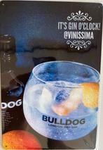 Reclamebord vintage Bulldog gin - mancave poolhouse nieuw, Ophalen of Verzenden, Nieuw, Reclamebord