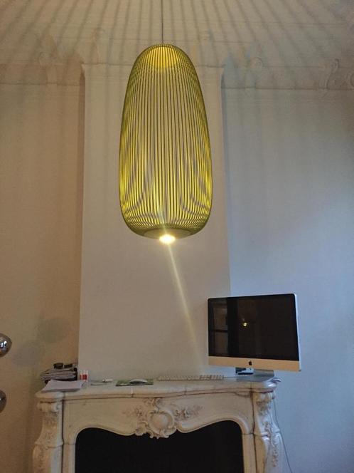 2 Foscarini Spokes Hanglamp LED dimbaar, Huis en Inrichting, Lampen | Hanglampen, Zo goed als nieuw, 75 cm of meer, Metaal, Ophalen