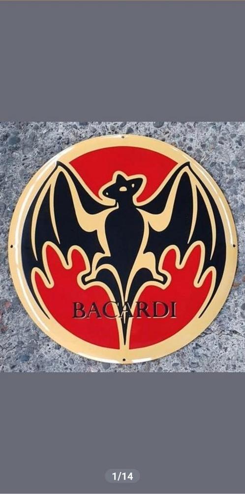 Bacardi emaille reclame decoratie bord, Verzamelen, Merken en Reclamevoorwerpen, Nieuw, Ophalen of Verzenden