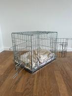 Cage pour animaux à 2 portes, Animaux & Accessoires, Maisons pour chiens, Comme neuf, Niche à chien, Moins de 65 cm, Enlèvement