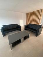 Lederen salon JORI met 2 salontafels, Ophalen, Gebruikt, Leer, Strak en modern