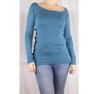 Lange petrolkleurige trui van Moggy's - Maat TU, Kleding | Dames, Verzenden, Blauw