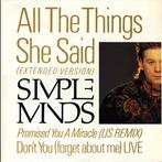 the simple minds, Cd's en Dvd's, Vinyl | Rock, Ophalen of Verzenden