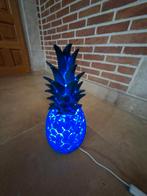 Lampe Ananas d'ambiance bleue, Enlèvement, Comme neuf, Autres matériaux, Moins de 50 cm