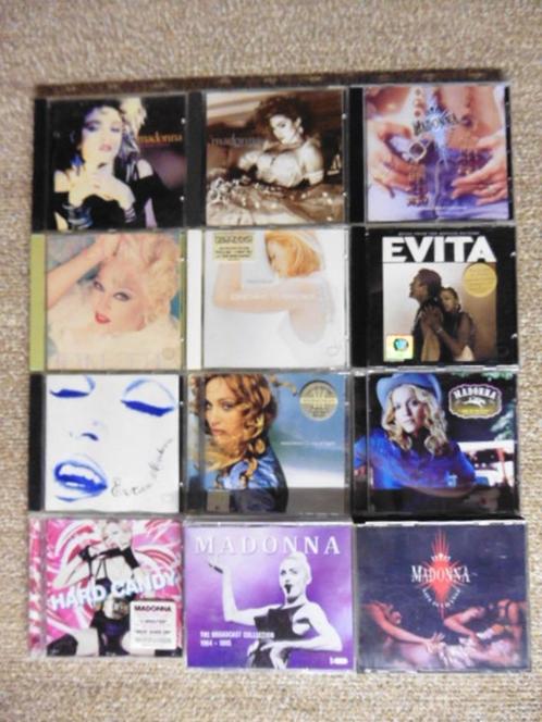 Madonna cd pakket (10 cd's + 2 Bonus cd's, Cd's en Dvd's, Cd's | Pop, Zo goed als nieuw, 1980 tot 2000, Ophalen of Verzenden
