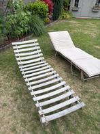 Houten strandstoelen vintage, Ophalen, Gebruikt, Hout, Verstelbaar