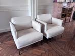 Deux fauteuils crème, 75 à 100 cm, Enlèvement, Utilisé, 75 à 100 cm
