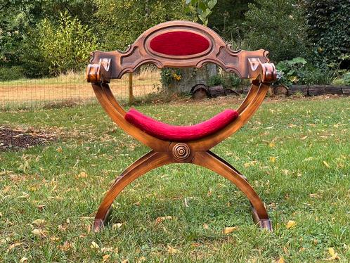 Vintage Dagobertstoel, Antiek en Kunst, Antiek | Meubels | Stoelen en Sofa's, Ophalen