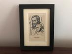 Lijst kader Ite Ad Joseph Religie achter glas, Antiek en Kunst, Curiosa en Brocante, Ophalen of Verzenden