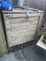 HOUTEN (halve) TUINKAST, Ophalen, Gebruikt, Hout, Containerberging
