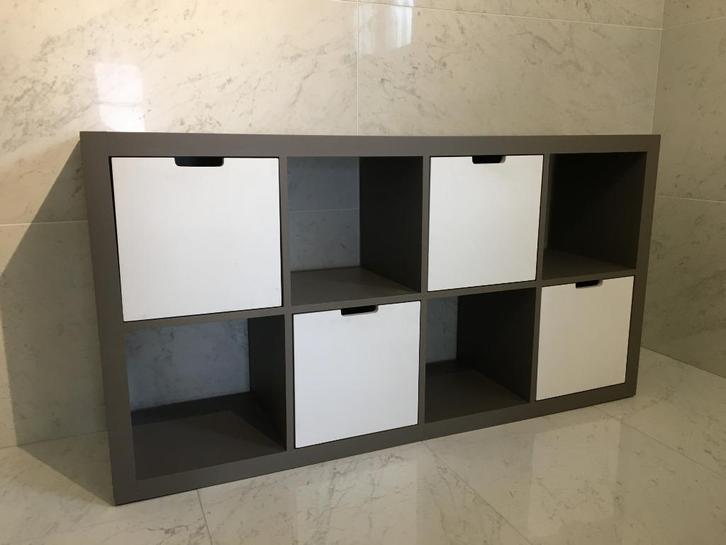 Buffetkast van geverfd hout, Huis en Inrichting, Kasten | Buffetkasten, Gebruikt, Minder dan 100 cm, 150 tot 200 cm, 25 tot 50 cm