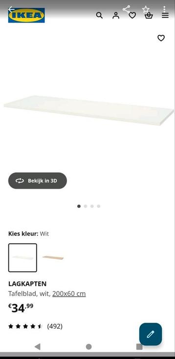 Ikea bureau, Enlèvement, Utilisé, Bureau