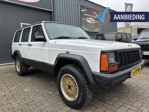 Jeep Cherokee 4.0 Limited 4x4 Automaat/Leer/Airco., Autos, Oldtimers & Ancêtres, Entreprise, Achat, ABS, Air conditionné, Intérieur cuir