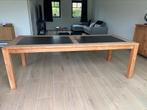 Table de salle à manger en bois massif 240x100, Maison & Meubles, Tables | Tables à manger, Enlèvement, Comme neuf