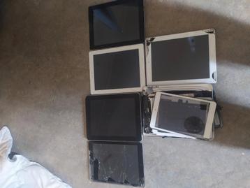 6 ipads plus onderdelen (kapot) beschikbaar voor biedingen
