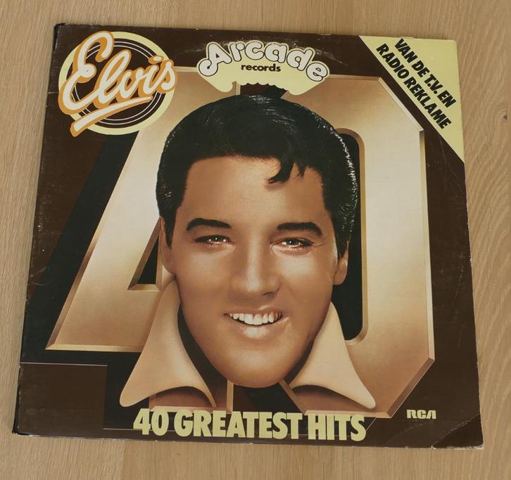 2LP Elvis - 40 Greatest Hits, Cd's en Dvd's, Vinyl | Rock, Gebruikt, Poprock, 12 inch, Ophalen of Verzenden