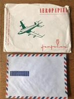 23 vintage roodblauwe enveloppen, Ophalen, Envelop