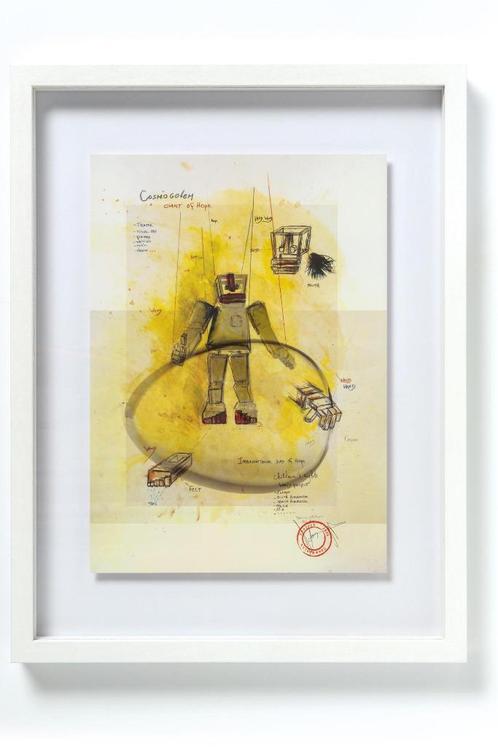 Cosmologem Litho koen vanmechelen, Antiek en Kunst, Kunst | Schilderijen | Modern, Ophalen of Verzenden