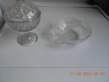 Vintage bonbon glas beschikbaar voor biedingen